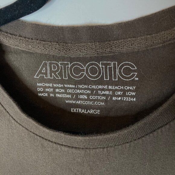 Artcotic May the Float Be You Shirt Brown Sz XL Rafting‎ Kayak Canoe Colorado - Picture 4 of 10